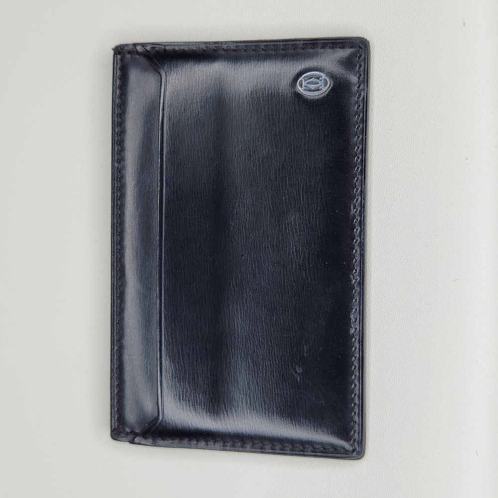Authentic Cartier Card Holder Leather Wallet - Picture 1 of 11